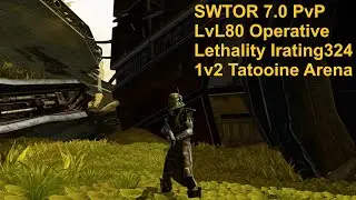 SWTOR 7.0 PvP | 2022 lvl 80 - Lethality Operative - Tatooine Arena | 1 Oper vs 2 Marauders