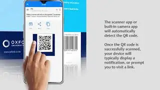 How to use QR codes on Oxford Books to access digital content