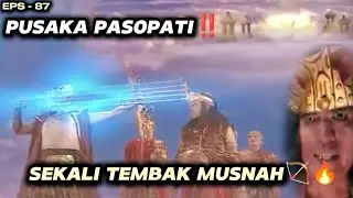 DAHSYAT PANAH PASOPATI‼️Luluh Lantah Kerajaan Yang Di Bangun Rahwana