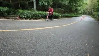 Lehe K1 electric bike.   long slope, so easy!