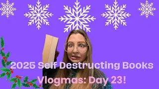 These Books with SELF DESTRUCT in 12 months time! 💥