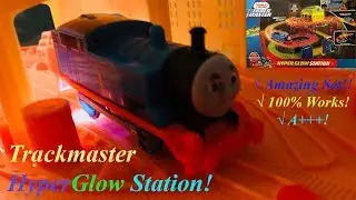 Набор игрушечных поездов &laquo;Томас и его друзья&raquo; &mdash; набор &laquo;Станция Trackmaster HyperGlow&raquo;!