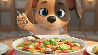 Mama Kungau Teaches Poki to Cook Tteokguk for Lunar New Year | Kungau Dog