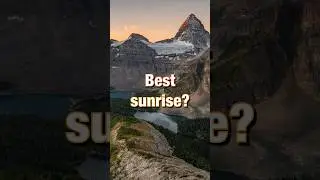 The best sunrise view in the Canadian Rockies? Hiking in Mt. Assiniboine Provincial Park!
