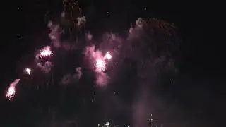 On August 16, 2025, A fireworks display beside the Parliament Hill side!