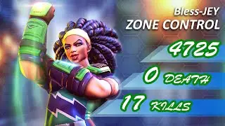 ZC  |  Score: 4725  |  Death: 0  |  Kills: 17  |  Top 1  |  Dandara  |  Shadowgun War Games