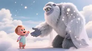 Baby Meets the Cloud Giants ☁️✨ Fun ABC and Counting Song for Kids | Learn Letters and Numbers