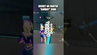 Secret Aimbot Code Go Goated 💀 #fortnite #fortniteshorts