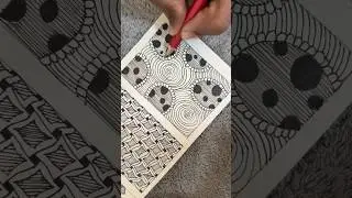 ART MEDITATION FOR STRESS RELIEF | ZENTANGLE | CALM YOUR MIND #zendoodles #stressrelief #art