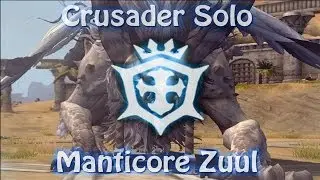 [Dragon Nest] Level 60 Crusader Solo Memorial Manticore Zuul