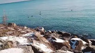 Waiting for Sunset at the Bluffers Park 