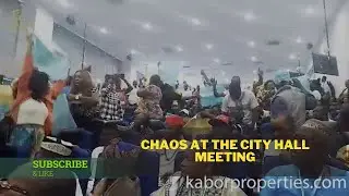 Chaos at the City Hall Meeting in Freetown | Sierra Leone