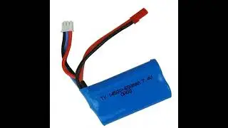 7.4 Volt Lithium Ion Battery 650mAh Factory Direct 14500 for RC Airplane li-ion Battery