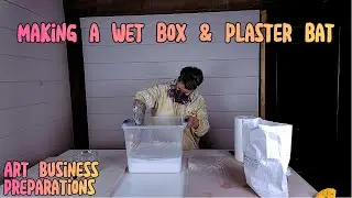 Prepping for My Small Art Business Launch: DIY Wet Box & Plaster Bat for Pottery Production