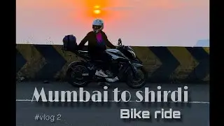 Mumbai to shirdi bike ride  #कसारा घाट vibe बाबांच्या भेटीला ❤️🙏🏻🌼