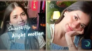 Ae like smooth flip tutorial | Alightmotion