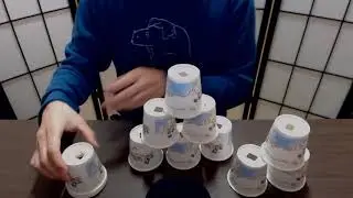 탁이(Tak) ASMR 종이컵 쌓는 소리 와 종이컵 소리 Paper Cup Stacking sounds & Paper Cup sounds tingle Help you SLEEP
