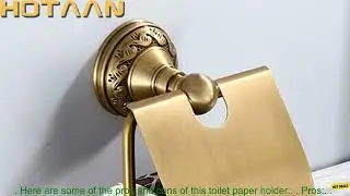 1005003284885008 Toilet Paper Holder Wall Mounted Vintage Classic Bathroom Antique Bras