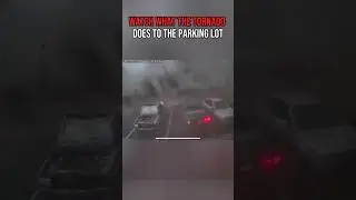 TOTAL DESTRUCTION: EF3 Tornado Swallows Parking Lot 🌪️
