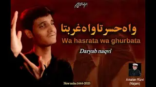 Wah Hasrata Wa Ghurbata | New Noha 2023-45 | Daryab Naqvi