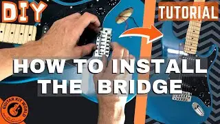 Installing the Floating Tremolo Bridge | ST-style Guitar Kit