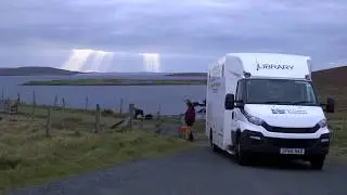 Take a trip with Shetland's Library and their mobile library vans.