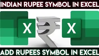 How to Auto Add Indian Rupee Symbol in MS Excel | How to Type/Use Indian Rupee Symbol ₹ In MS Excel.