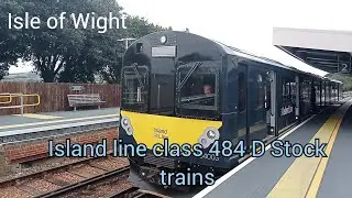 Isle of Wight: The Island Line Class 484 D stock trains.