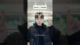 Что купить в Olive Young ✨безопасно для кожи, склонной к акне✨ #oliveyoungglobal #acneproneskin