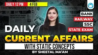 Current Affairs 4 February 2026 | Banking Current Affairs Today | By Sheetal Ma'am | Oliveboard