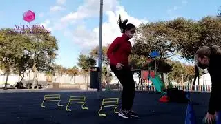 SPORTEA: Carrera en zigzag y canasta