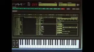 Yamaha DX7 Emulator Software - FM7 - Patch - 022   Marimba