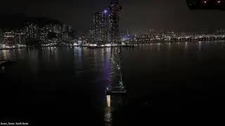 Busan Gondola Night Skyline