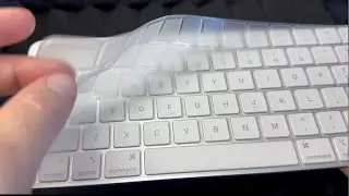 TPU Keyboard Cover Skin for 24 Inch iMac Magic M3 M1 Keyboard with Touch ID Unboxing