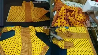 Handkerchief kurti for 11 year girl || cutting and stitching