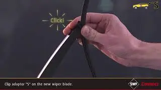 SWFConnect Wiper Blade 'How to Fit' guide for SWFConnect REAR Top Lock Slider