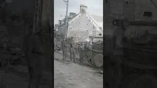 Normandy Now & Then: Destroyed German Panther Tank