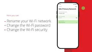 How to change your network name and password