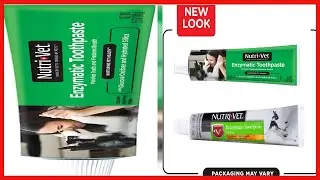 Nutri-Vet Enzymatic Toothpaste for Dogs | Non-Foaming Chicken Flavor | Promotes a Healthy Active