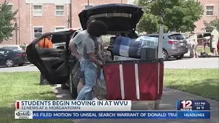 Students begin moving in at WVU