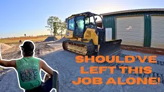 Grading with the 650P John Deere!