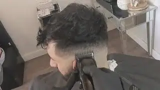 Medium Skin fade messy top