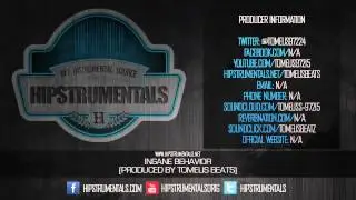 *BEAT* Insane Behavior (Prod. By Tomeus Beats) [Hipstrumentals.net]