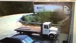 Hopeland trucking vs guard rail