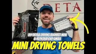 Mini drying towel comparison between DIY Detail and KL!N | 512 Detail