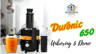 Обзор центробежной соковыжималки Inalsa Duronic 650 | Мощность, производительность и демонстрация