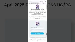 Periyar University Result Fast Open Link 2025
