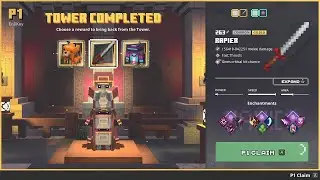 Minecraft Dungeons Walkthrough &ndash; Weekly Mission The Tower 192 Completed | 2 Player Xbox Series S