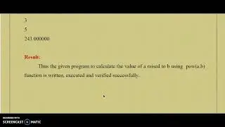 C PROGRAM TO CALCULATE POWER OF TWO VALUES