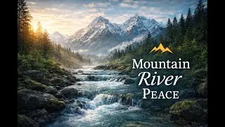Peaceful Mountain River Meditation Music 🌄  Mind Relax & Inner Peace #naturemeditation